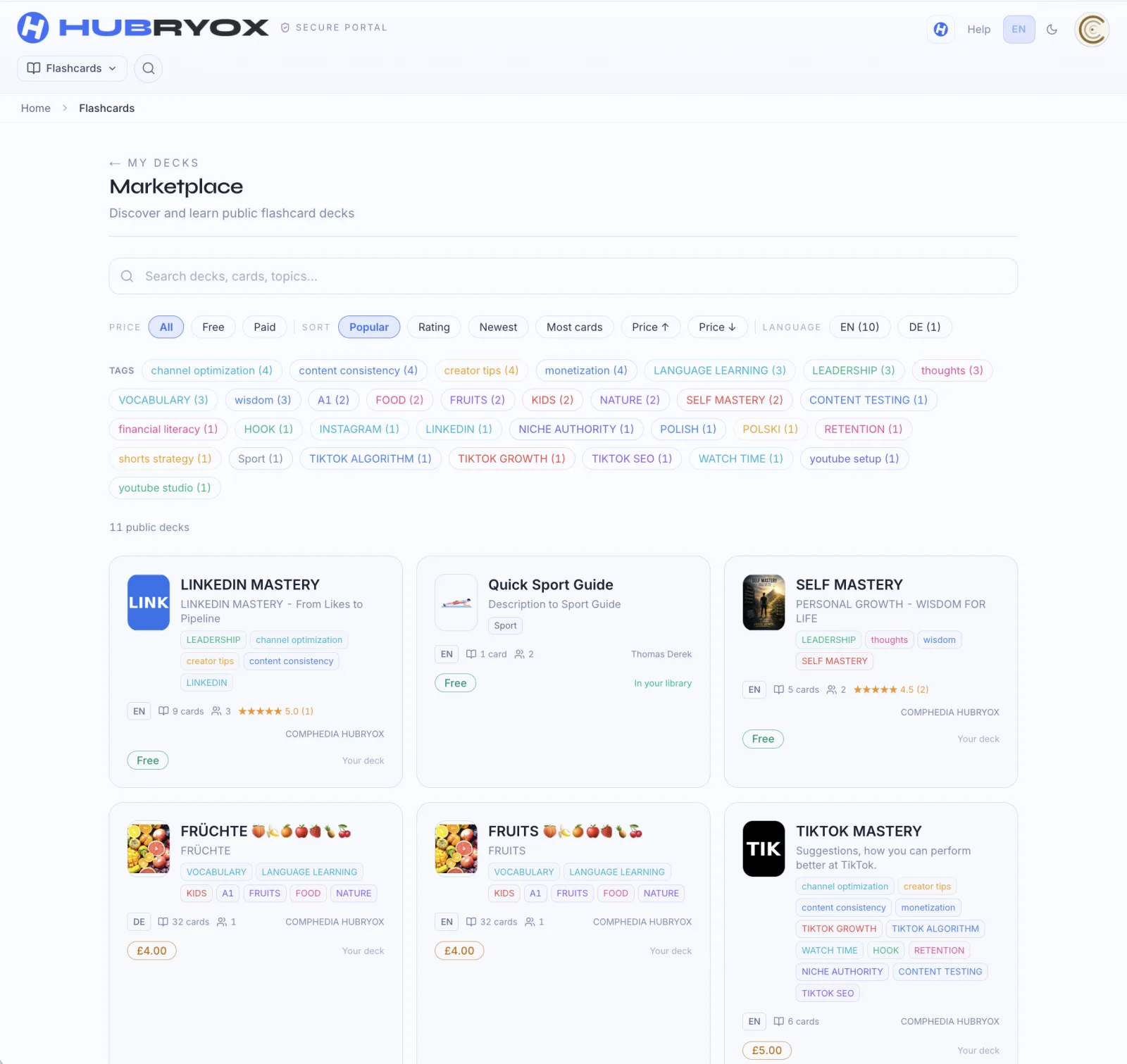 Publish to the marketplace